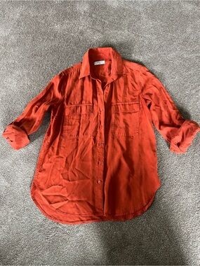 Babaton long sleeve button up shirt